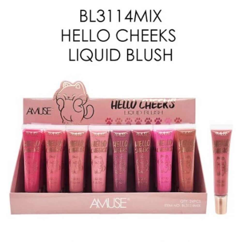 AMUSE - BL3114MIX : HELLO CHEEKS - LIQUID BLUSH, 2 DZ